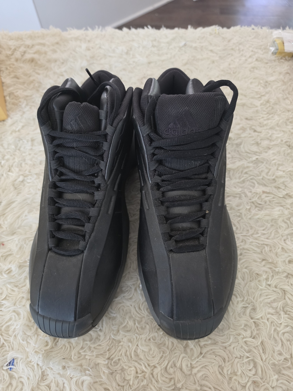 adidas Black Men's High-Top Athletic Sneakers